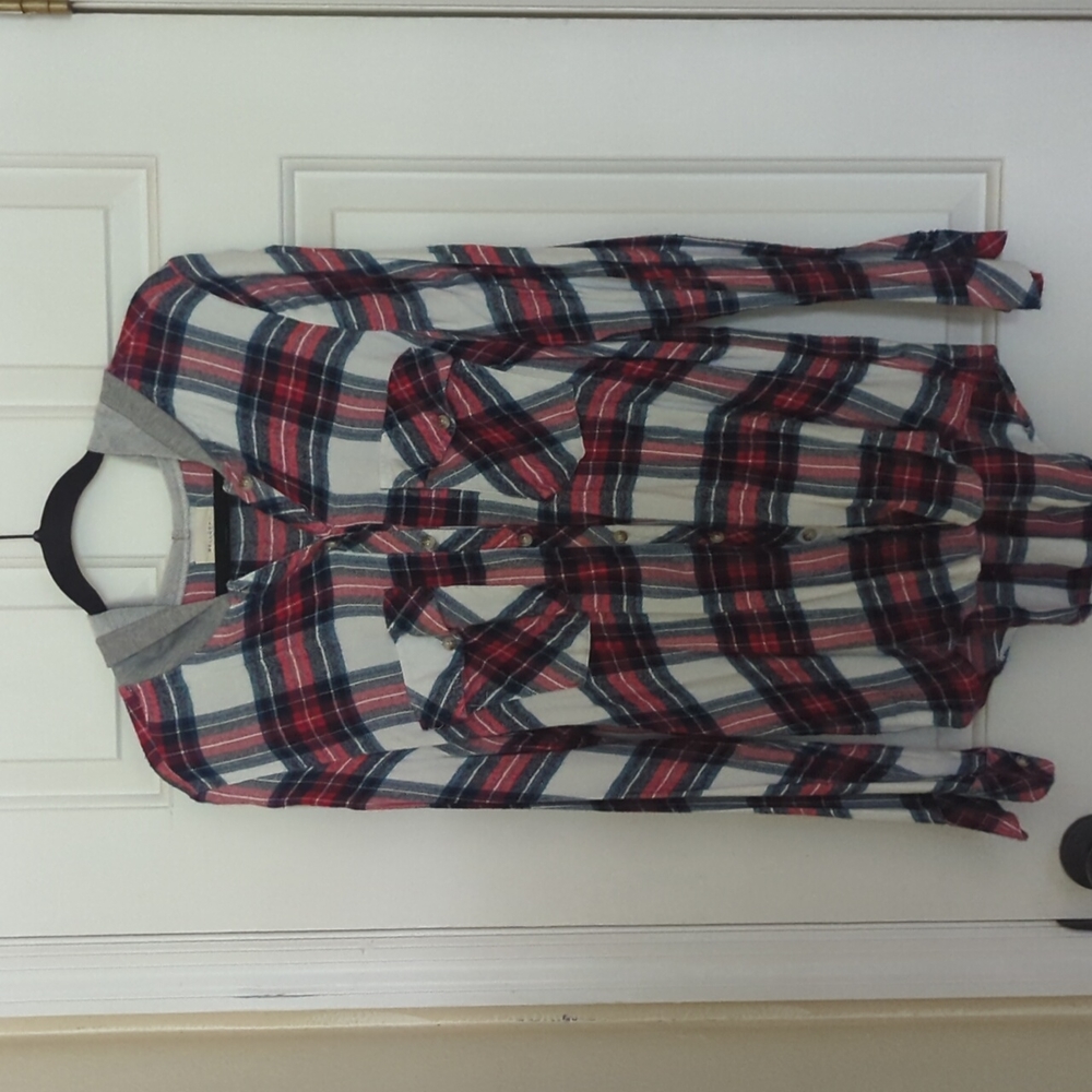 Melloday Flannel Hoodie